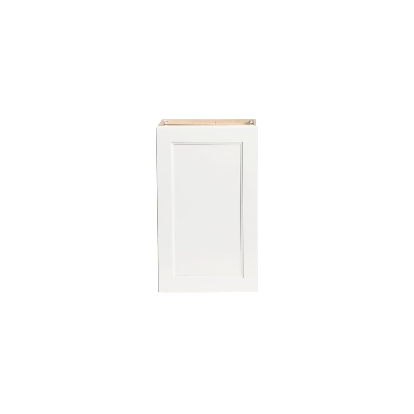 RTA Solid Wood Escada Kitchen/Living Room Wall Cabinet with 1 Door 2 Shelves
