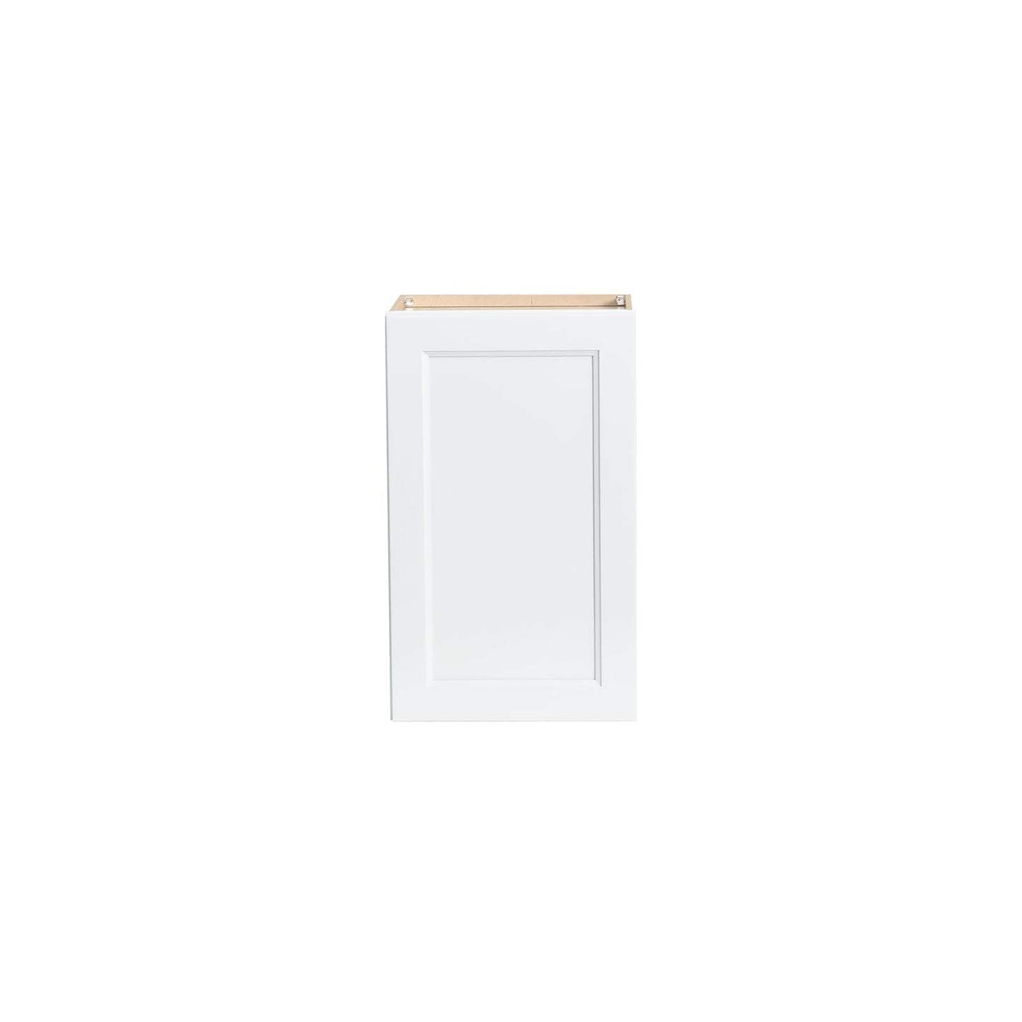 RTA Solid Wood Escada Kitchen/Living Room Wall Cabinet with 1 Door 2 Shelves