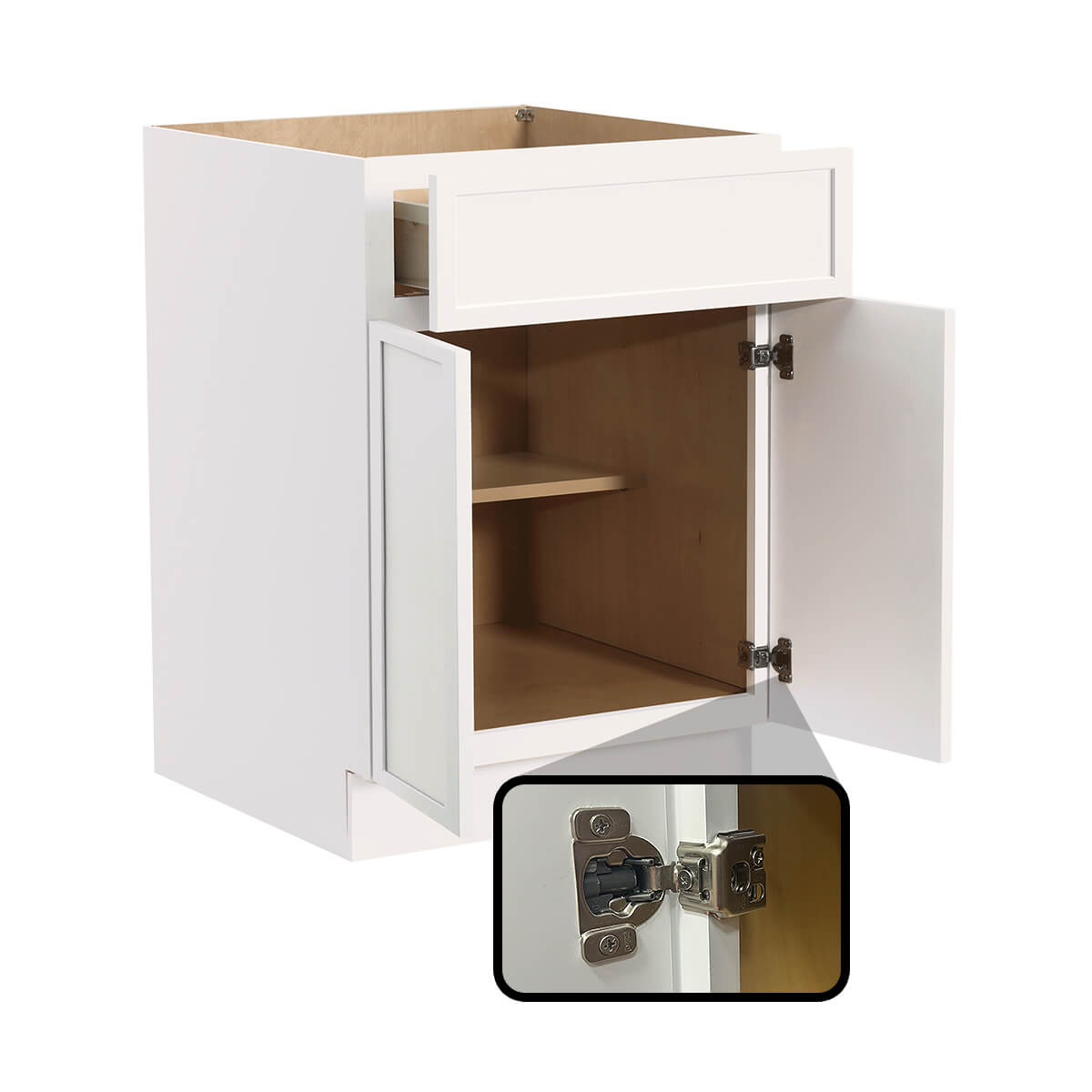 Newtown Series Origami White Cabinet