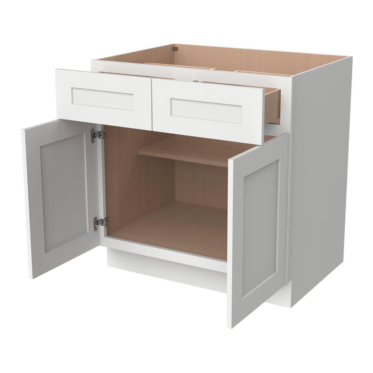 Shaker Series Origami White Cabinet