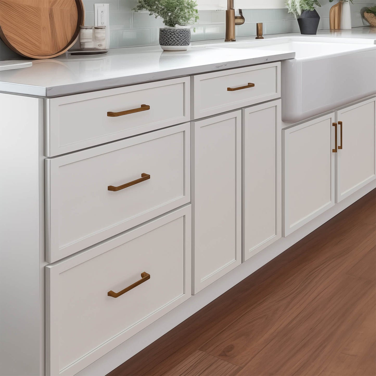 Newtown Series Origami White Cabinet