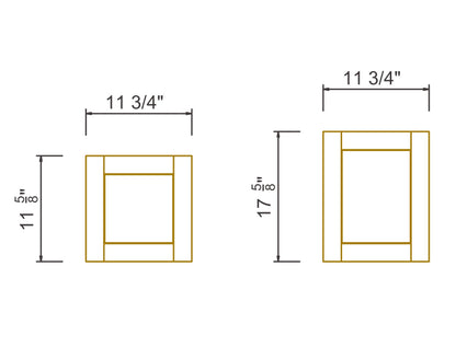Shaker Series Origami White Cabinet
