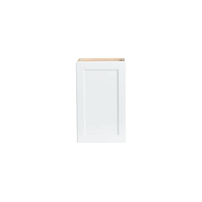 RTA Solid Wood Escada Kitchen/Living Room Wall Cabinet with 1 Door 2 Shelves