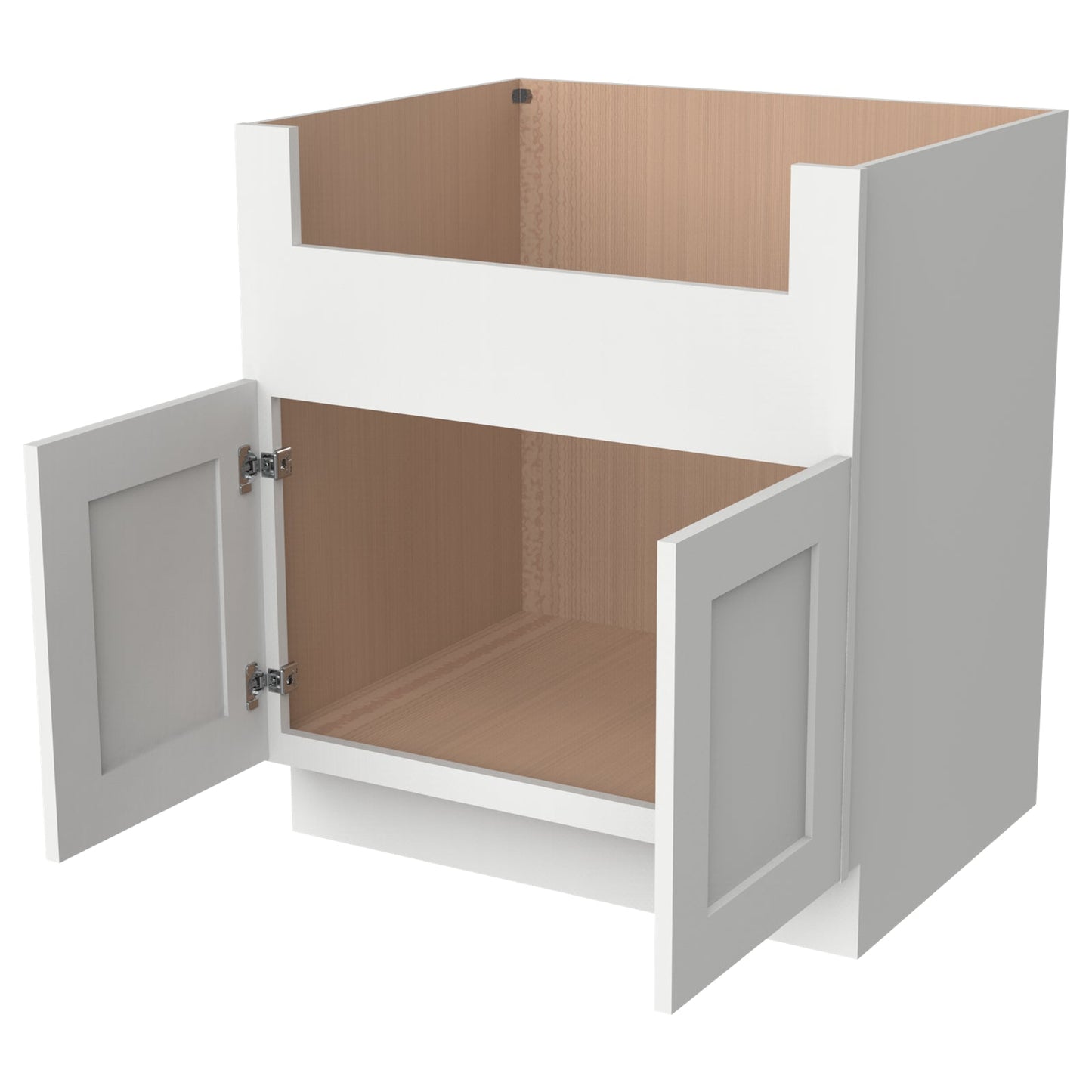 Shaker Series Origami White Cabinet