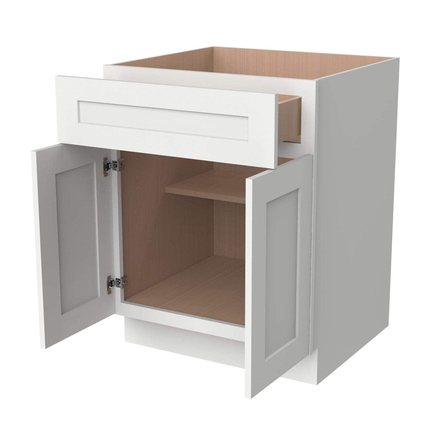 Shaker Series Origami White Cabinet