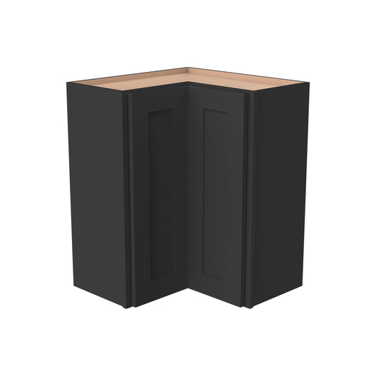 RTA Shaker Solid Wood Wall Easy Reach Cabinet Charcoal Black for Kitchen Bathroom and Laundry Storage