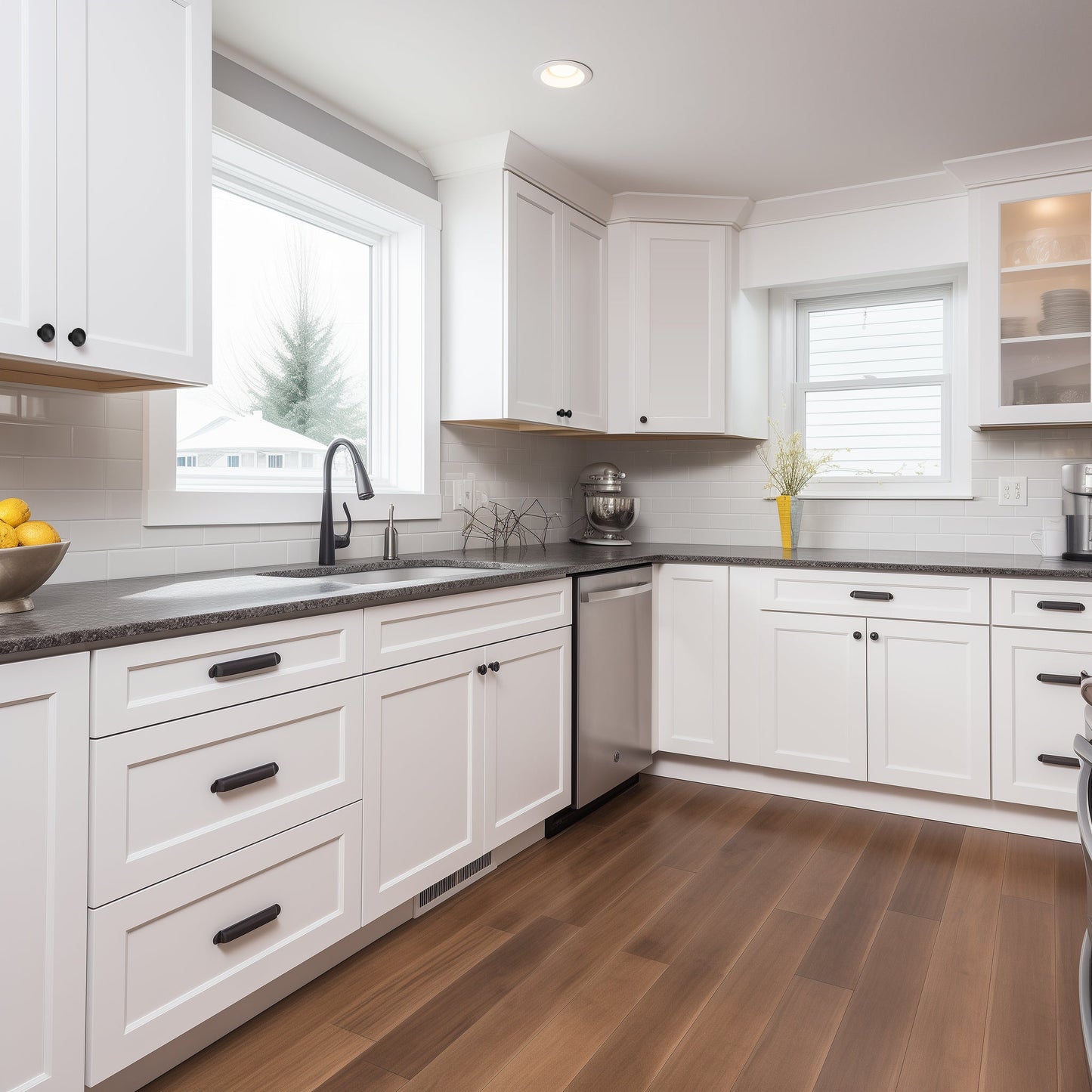 Shaker Series Origami White Cabinet