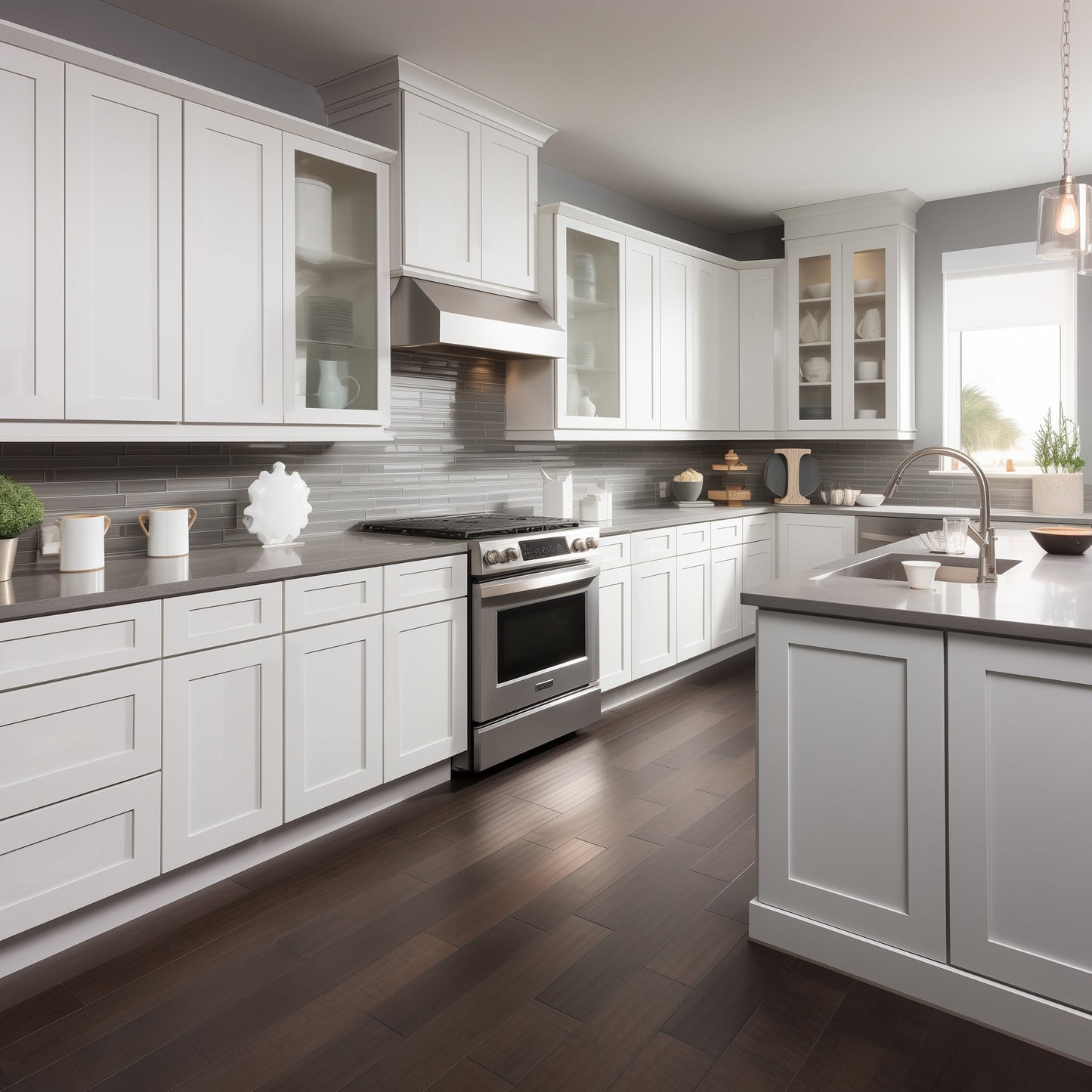 Shaker Series Origami White Cabinet