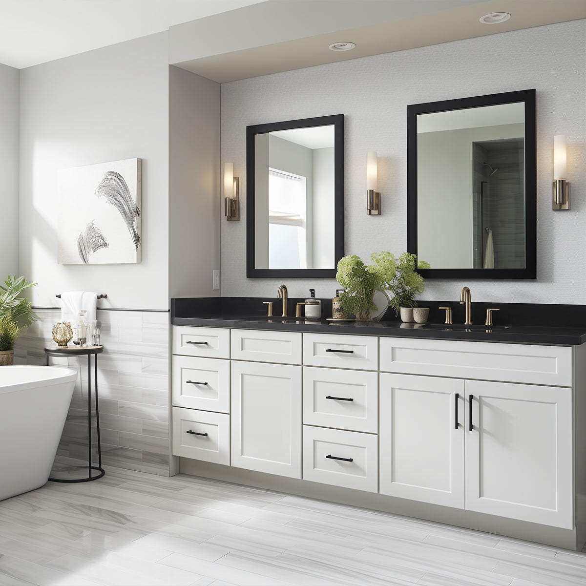 Shaker Series Origami White Cabinet